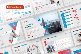 Company Profile PowerPoint Presentation Template