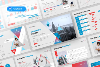 Company Profile Keynote Presentation Template