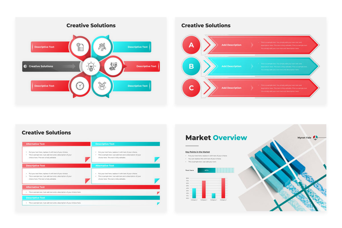 Good Powerpoint Examples Solution Creative Solutions PowerPoint Presentation Template | Nulivo Market