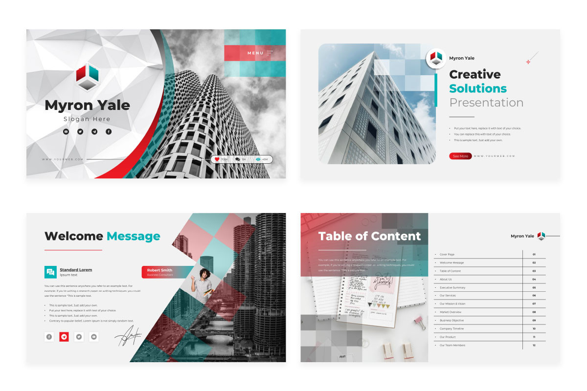 Creative Solutions Google Slides Presentation Template | Nulivo Market