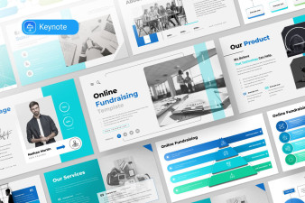 Online Fundraising Keynote Presentation Template