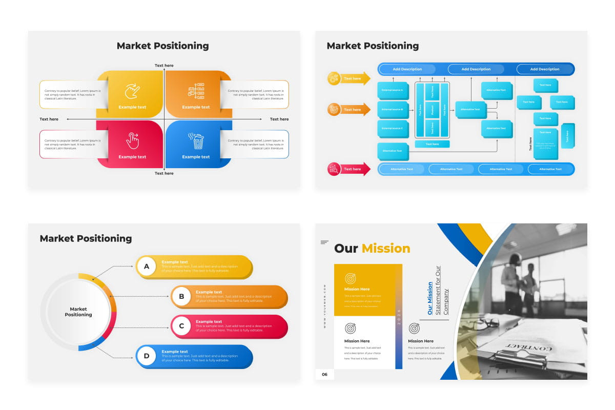 Market Position Slide Example Market Positioning PowerPoint Presentation Template | Nulivo Market